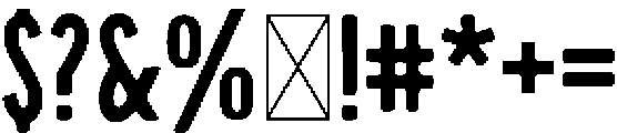 GDC Pioneer Soft otf (400) Font OTHER CHARS