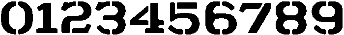 GDCFuller Stencil Rounded otf (400) Font OTHER CHARS
