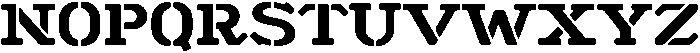 GDCFuller Stencil Rounded otf (400) Font UPPERCASE