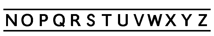 GDT Frames Font UPPERCASE