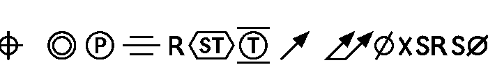 GDT No Frames Font LOWERCASE