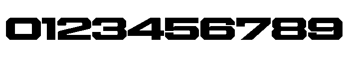 Gear Wide Black Font OTHER CHARS