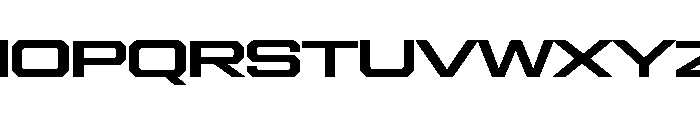 Gear Wide Bold Font UPPERCASE