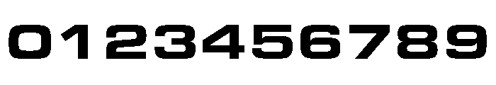 Gear Wide Heavy Font OTHER CHARS