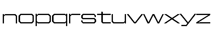 Gear Wide Light Font LOWERCASE