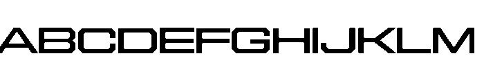 Gear Wide Medium Font UPPERCASE