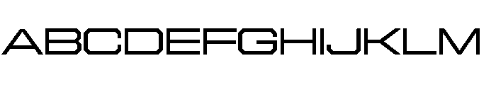 Gear Wide Regular Font UPPERCASE