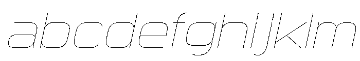 Gear Wide Thin Italic FONT