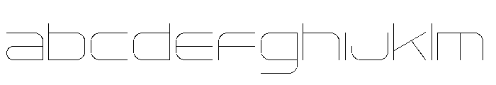 Gear Wide Thin FONT