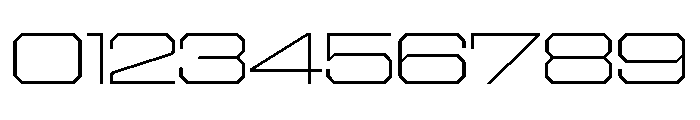 Gear Wide XLight Font OTHER CHARS