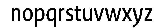 Geller Sans Variable Regular Font LOWERCASE