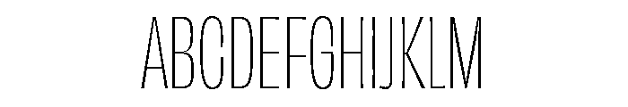 Georama Variable Extra Light Font UPPERCASE