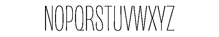 Georama Variable Extra Light Font UPPERCASE