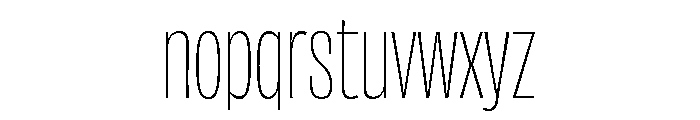 Georama Variable Extra Light Font LOWERCASE