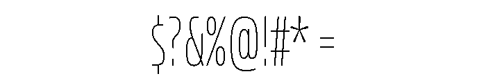 Georama Variable Regular Font OTHER CHARS