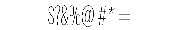 Georama Variable Thin Font OTHER CHARS