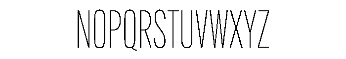 Georama Variable Thin Font UPPERCASE