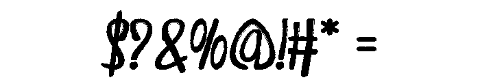 GECARIN Font OTHER CHARS
