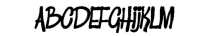 GECARIN Font UPPERCASE