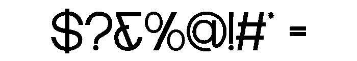 GELTIVO-Regular Font OTHER CHARS