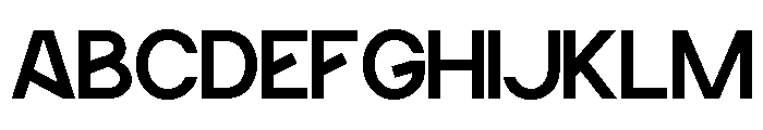 GEVORA-Regular Font UPPERCASE