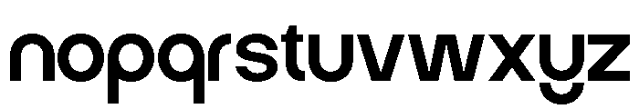 GEVORA-Regular Font LOWERCASE