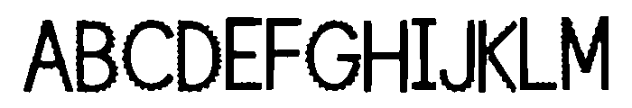 Gear_Machine Font UPPERCASE