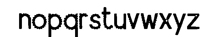 Gear_Machine Font LOWERCASE