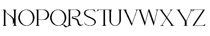 Gearhart Font UPPERCASE