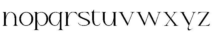Gearhart Font LOWERCASE
