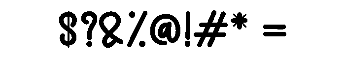 Gebitha Stylish Font OTHER CHARS