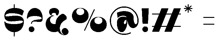 Gebrie Monika Regular Font OTHER CHARS