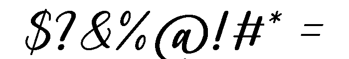 Gedistta Font OTHER CHARS