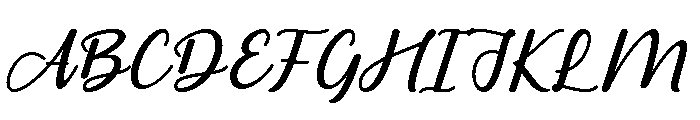 Gedistta Font UPPERCASE