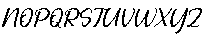 Gedistta Font UPPERCASE