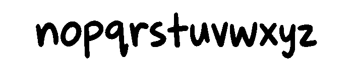Gedrixo Font LOWERCASE