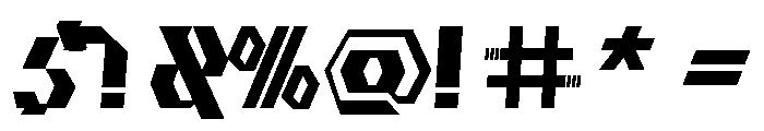 Geekomet Regular Font OTHER CHARS