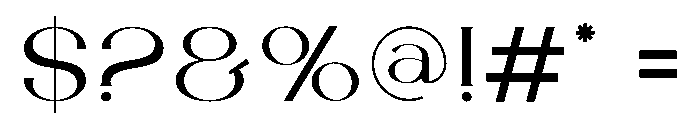 Gefars Font OTHER CHARS