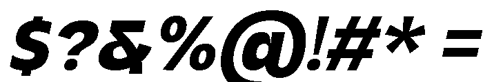 Gefora Italic Font OTHER CHARS