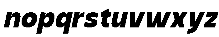Gefora Italic Font LOWERCASE