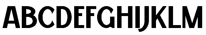 Gegaty Font UPPERCASE