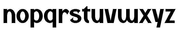 Gegaty Font LOWERCASE