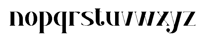 Geinara Font LOWERCASE
