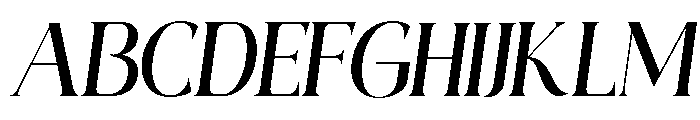 Gekarlo Italic Font UPPERCASE