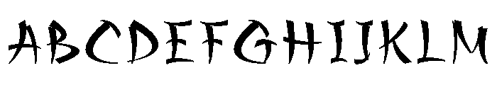 Gekkai Regular Font UPPERCASE