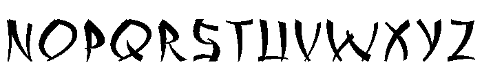 Gekkai Regular Font LOWERCASE