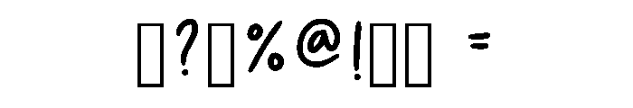 Gel Pen Bold Regular Font OTHER CHARS