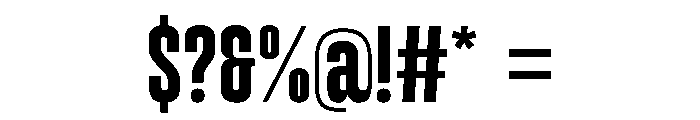 Gelistia Regular Font OTHER CHARS