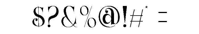 Gellis Font OTHER CHARS