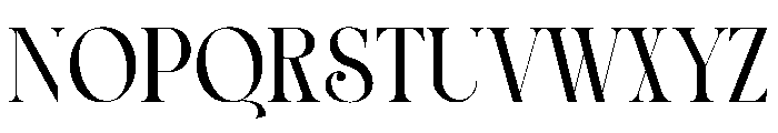Gellis Font UPPERCASE